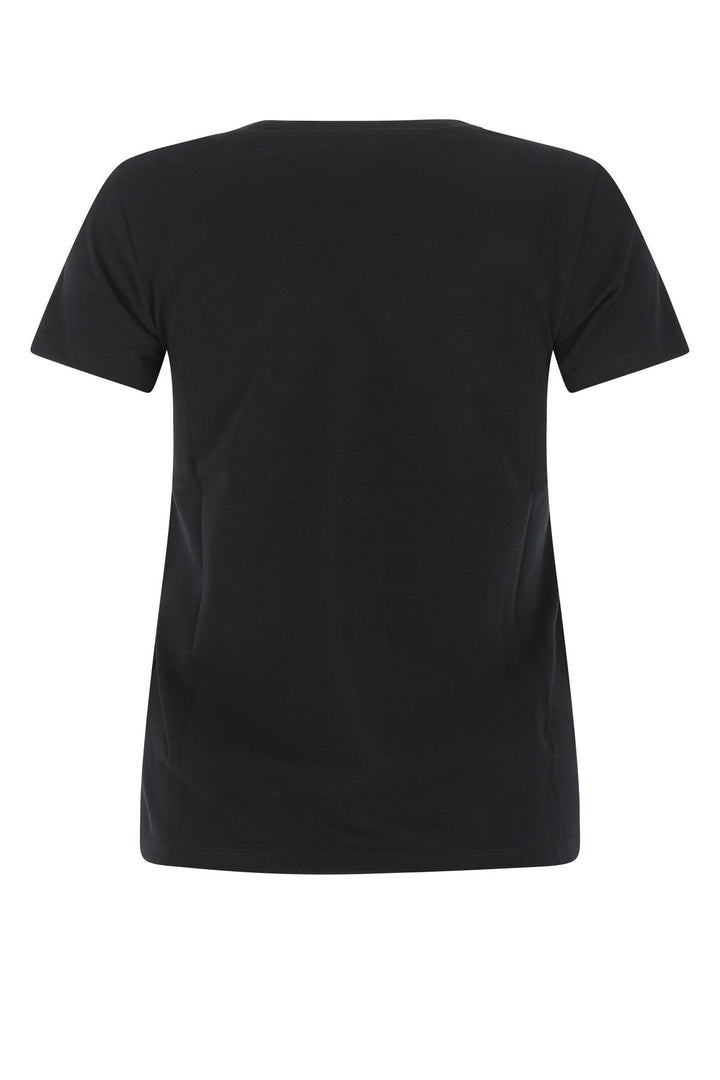 Black cotton t-shirt