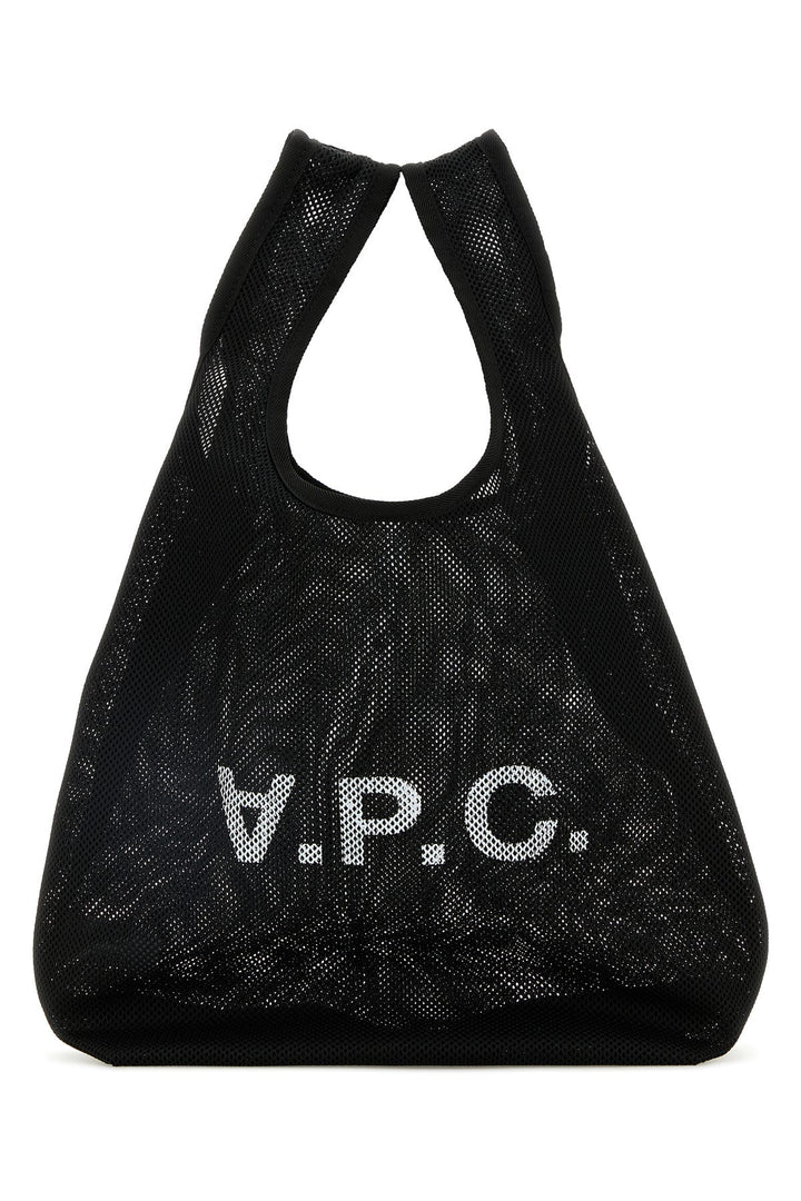 Black mesh Rebound shopping bag