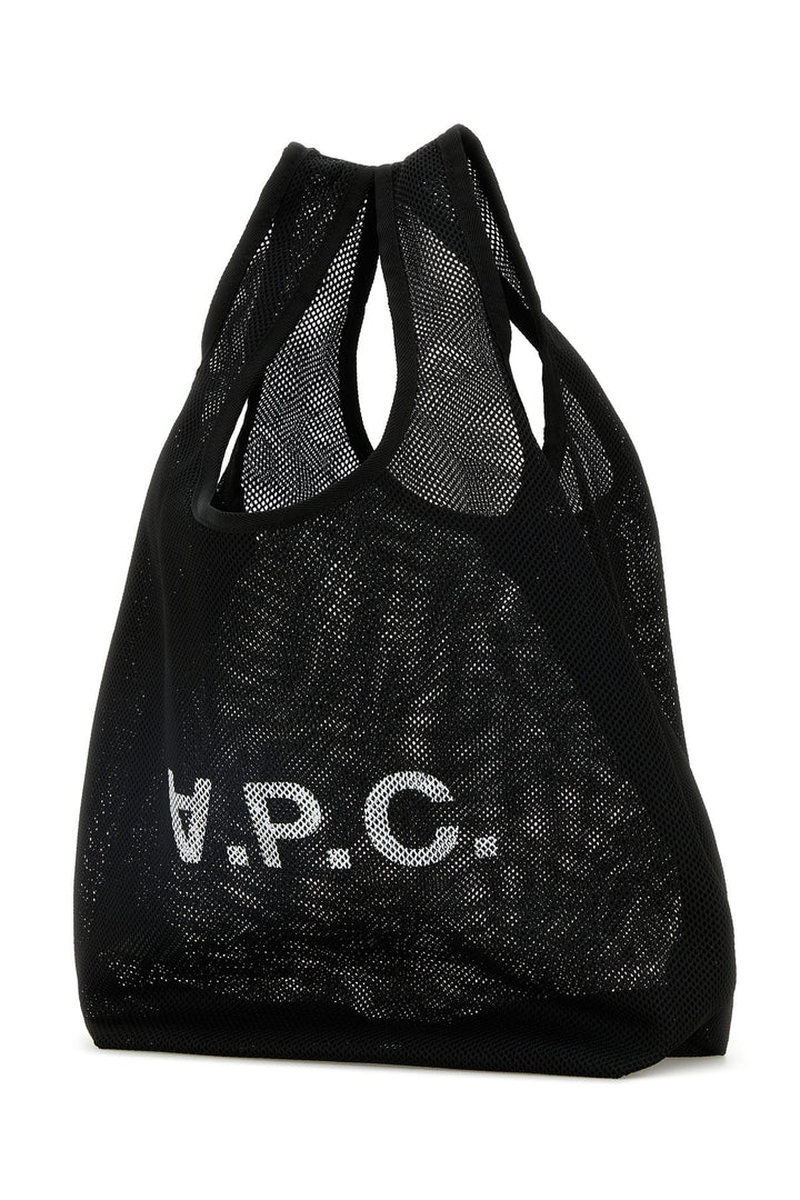 Black mesh Rebound shopping bag