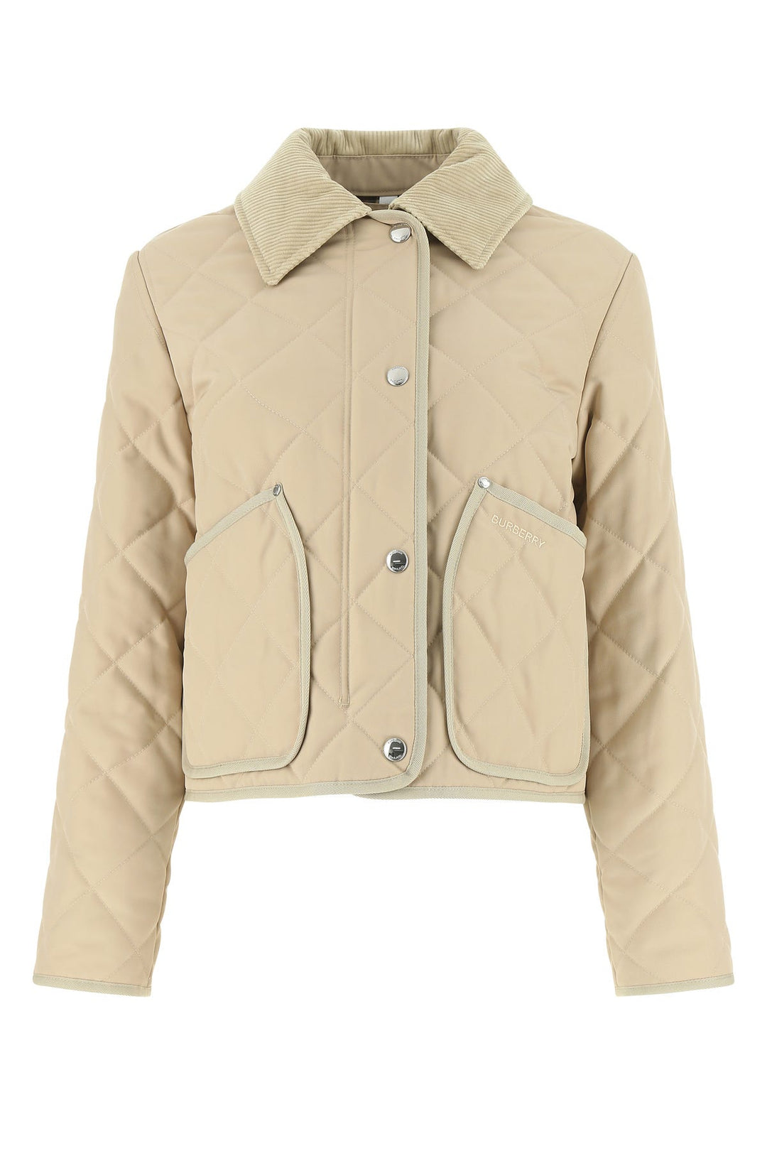 Beige polyester jacket