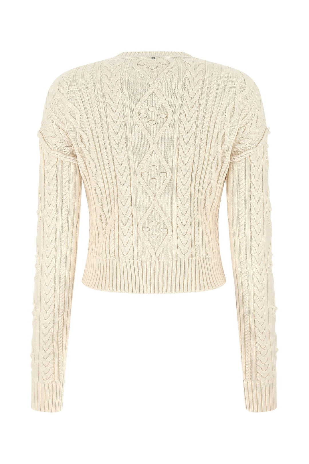 Sand cotton blend Drava sweater