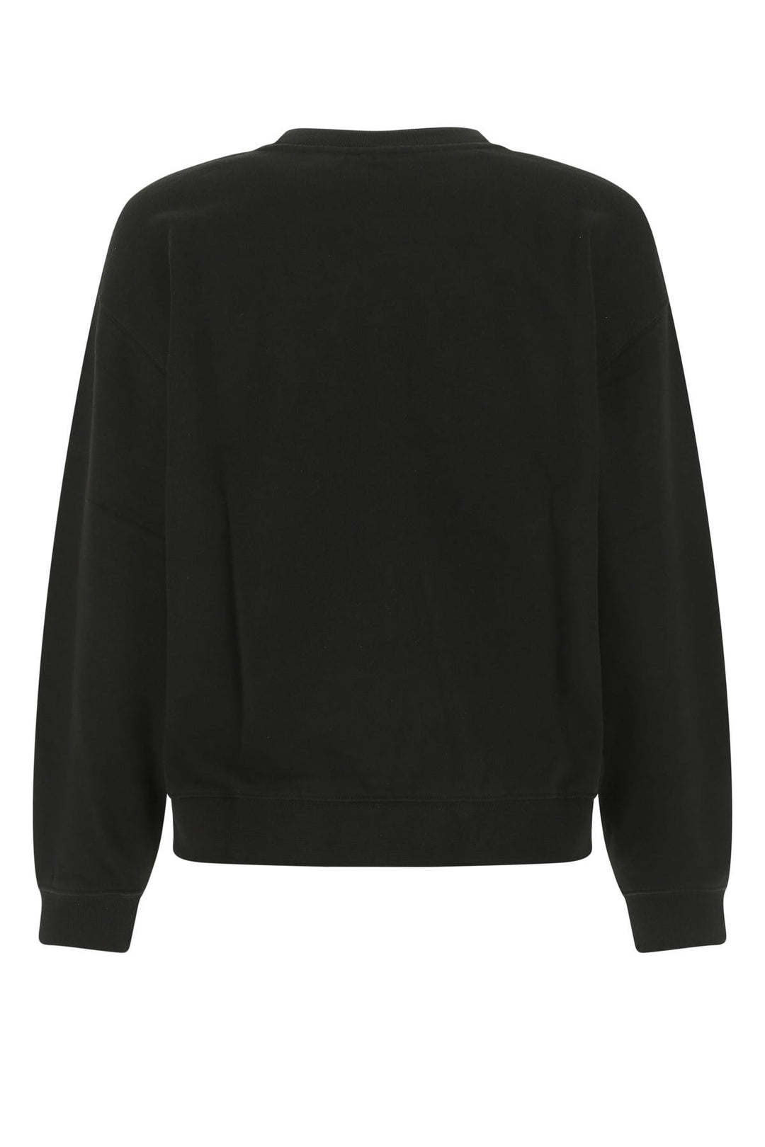 Black cotton oversize sweatshirt