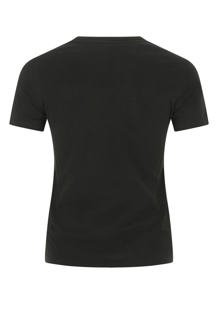 Black cotton t-shirt