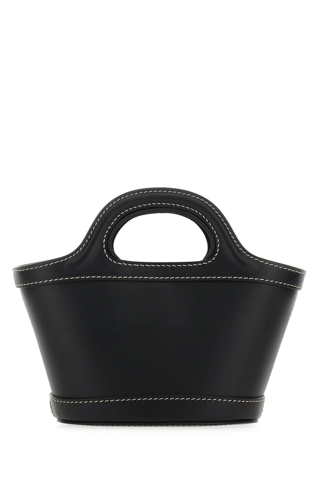 Black leather micro Tropicalia handbag