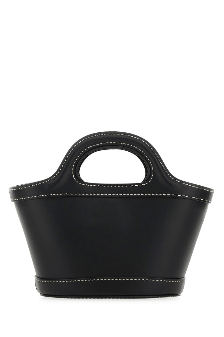 Black leather micro Tropicalia handbag