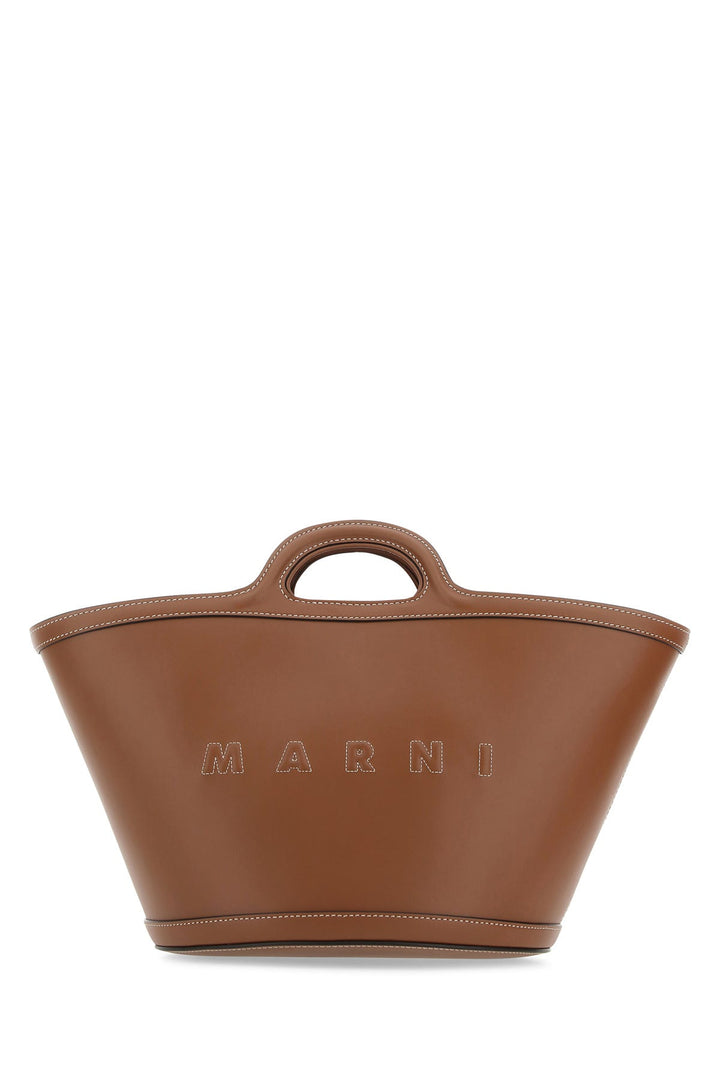 Brown leather small Tropicalia handbag