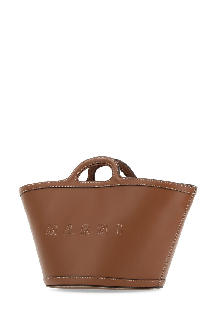 Brown leather small Tropicalia handbag