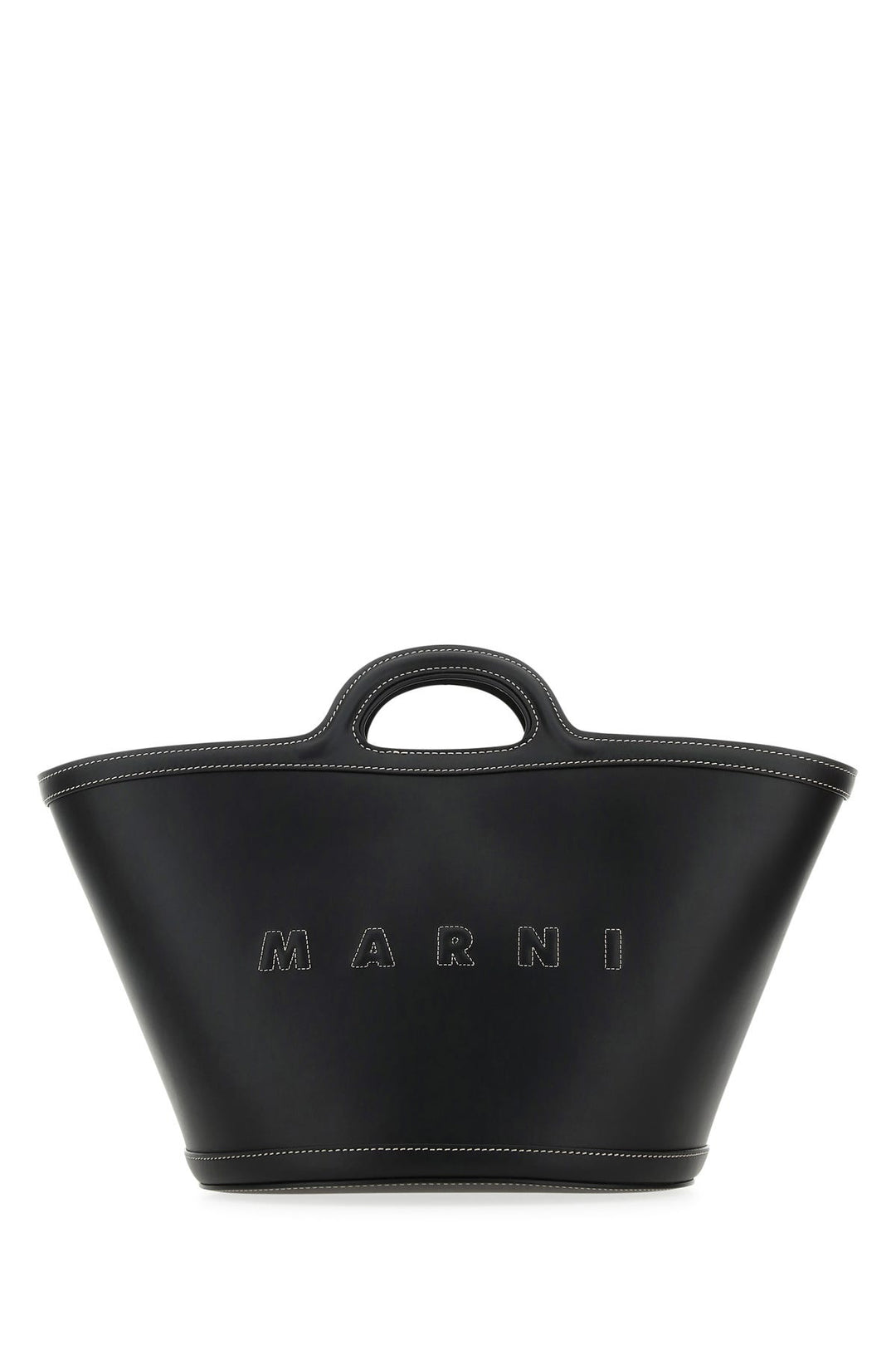 Black leather small Tropicalia handbag