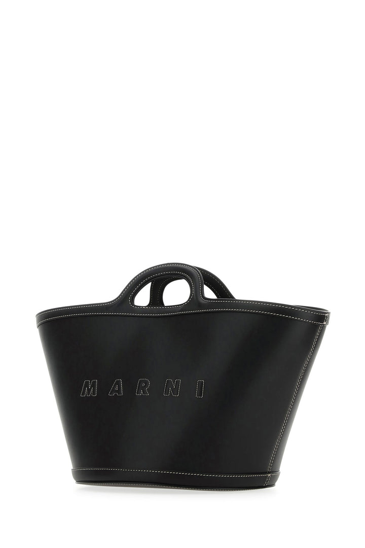Black leather small Tropicalia handbag