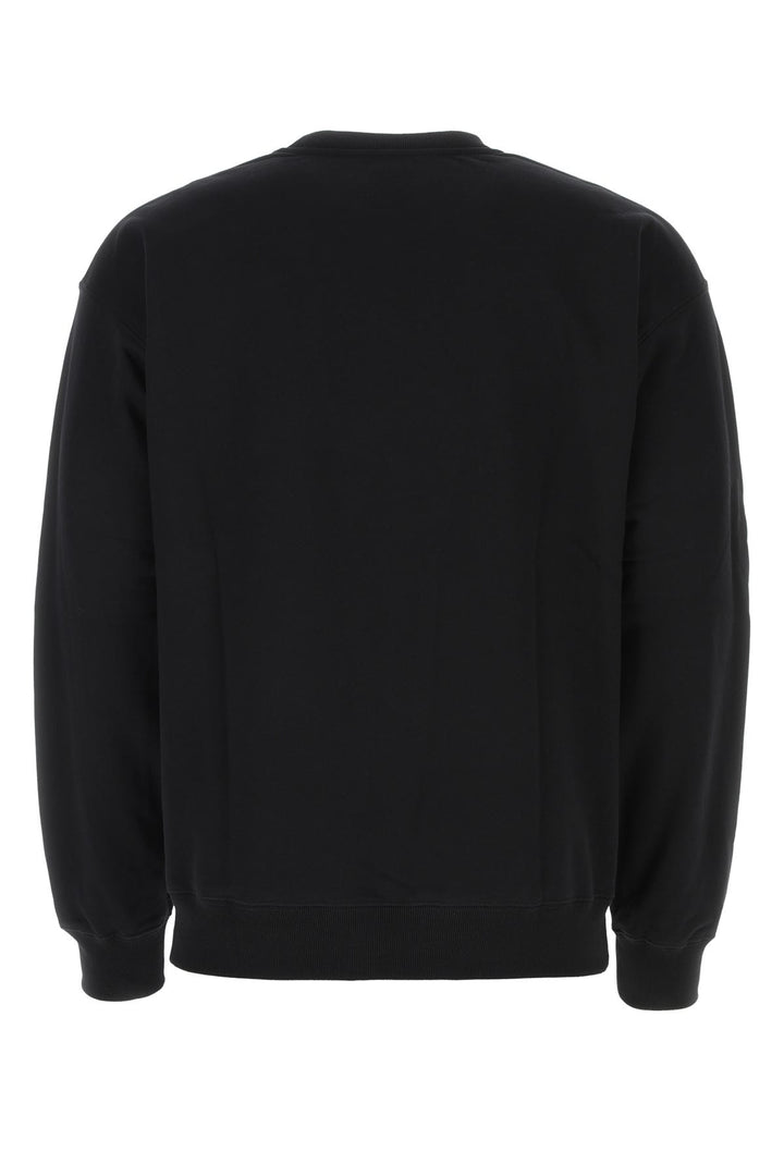 Black cotton sweatshirt