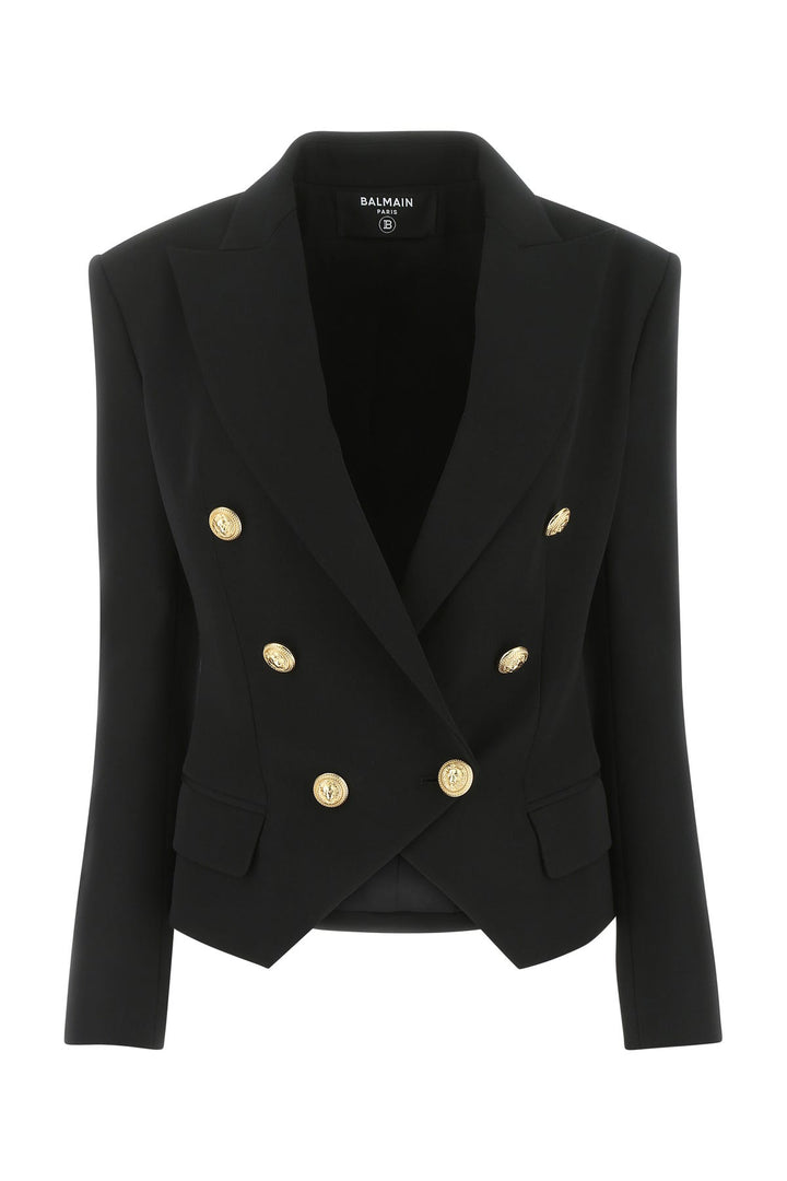 Black wool blazer