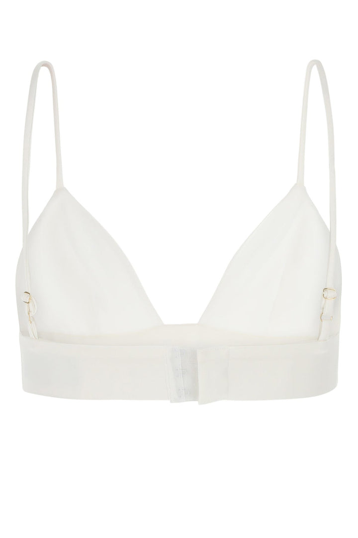 White satin top