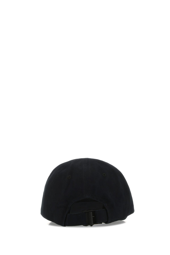 Black cotton baseball cap