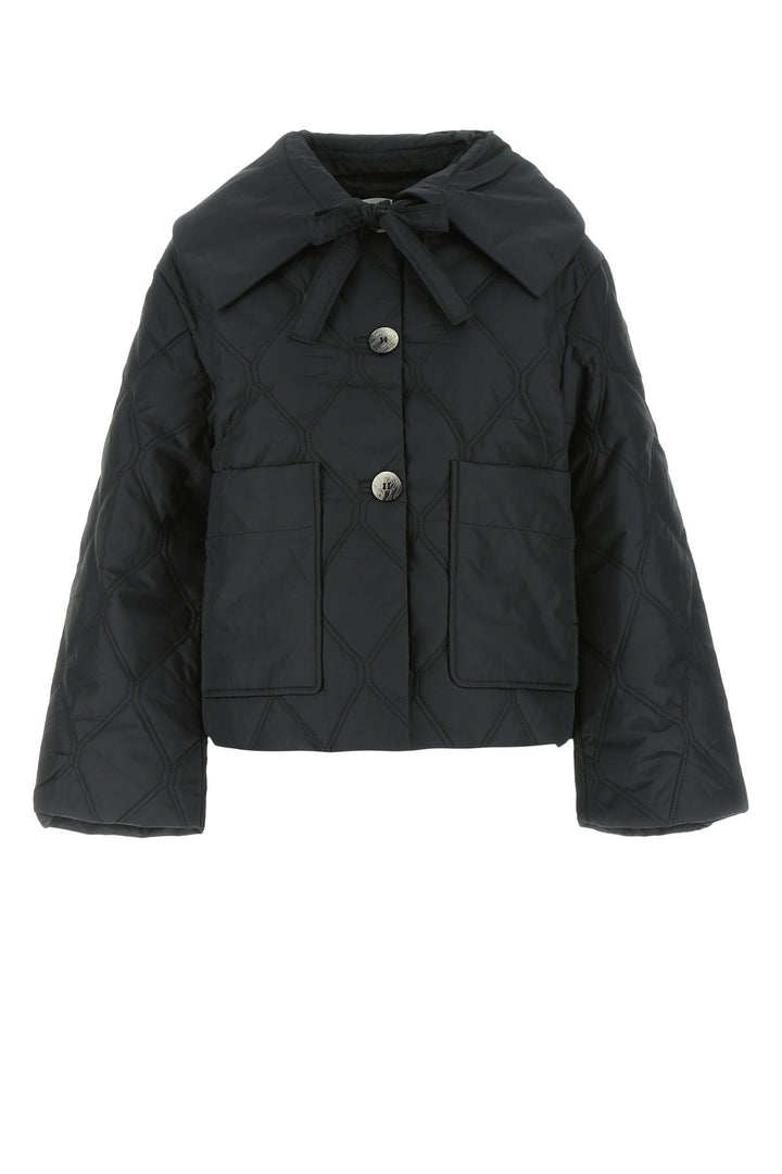 Black polyester jacket