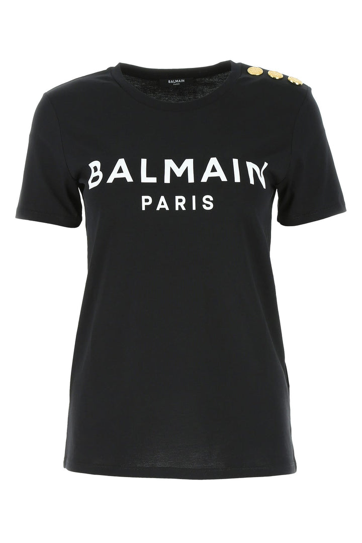 Black cotton t-shirt