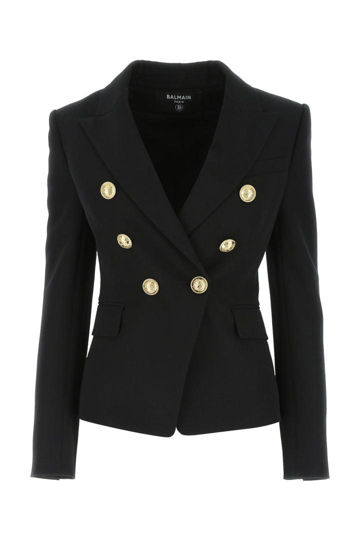 Black wool blazer