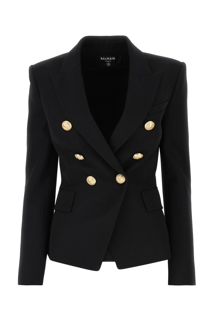 Black wool blazer