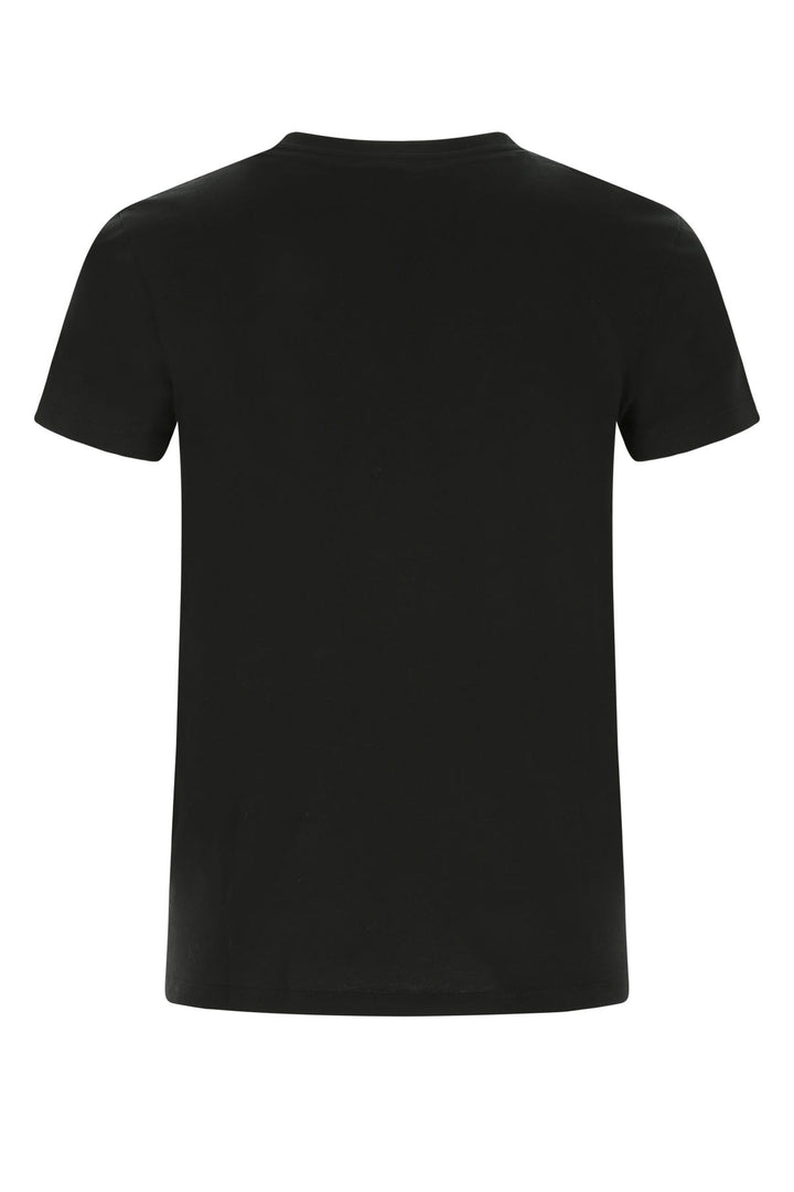 Black cotton t-shirt