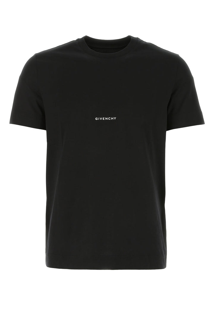 Black cotton t-shirt