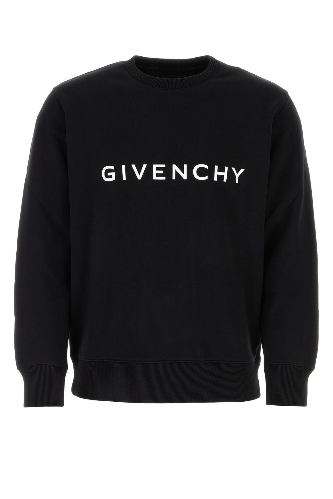 Black cotton sweatshirt