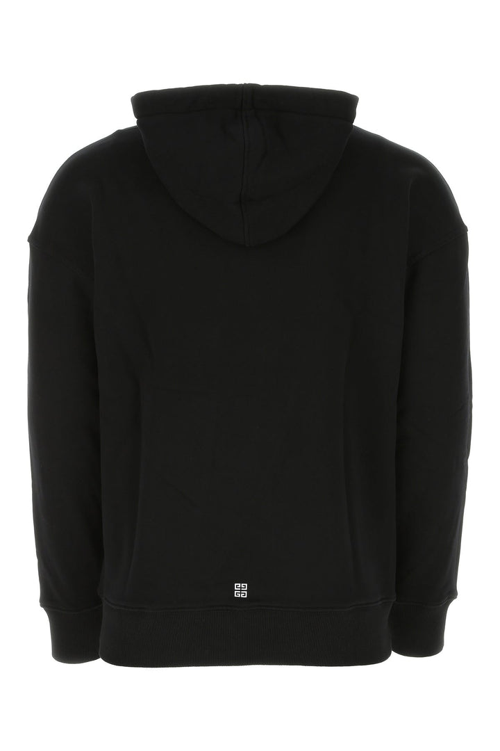 Black cotton sweatshirt