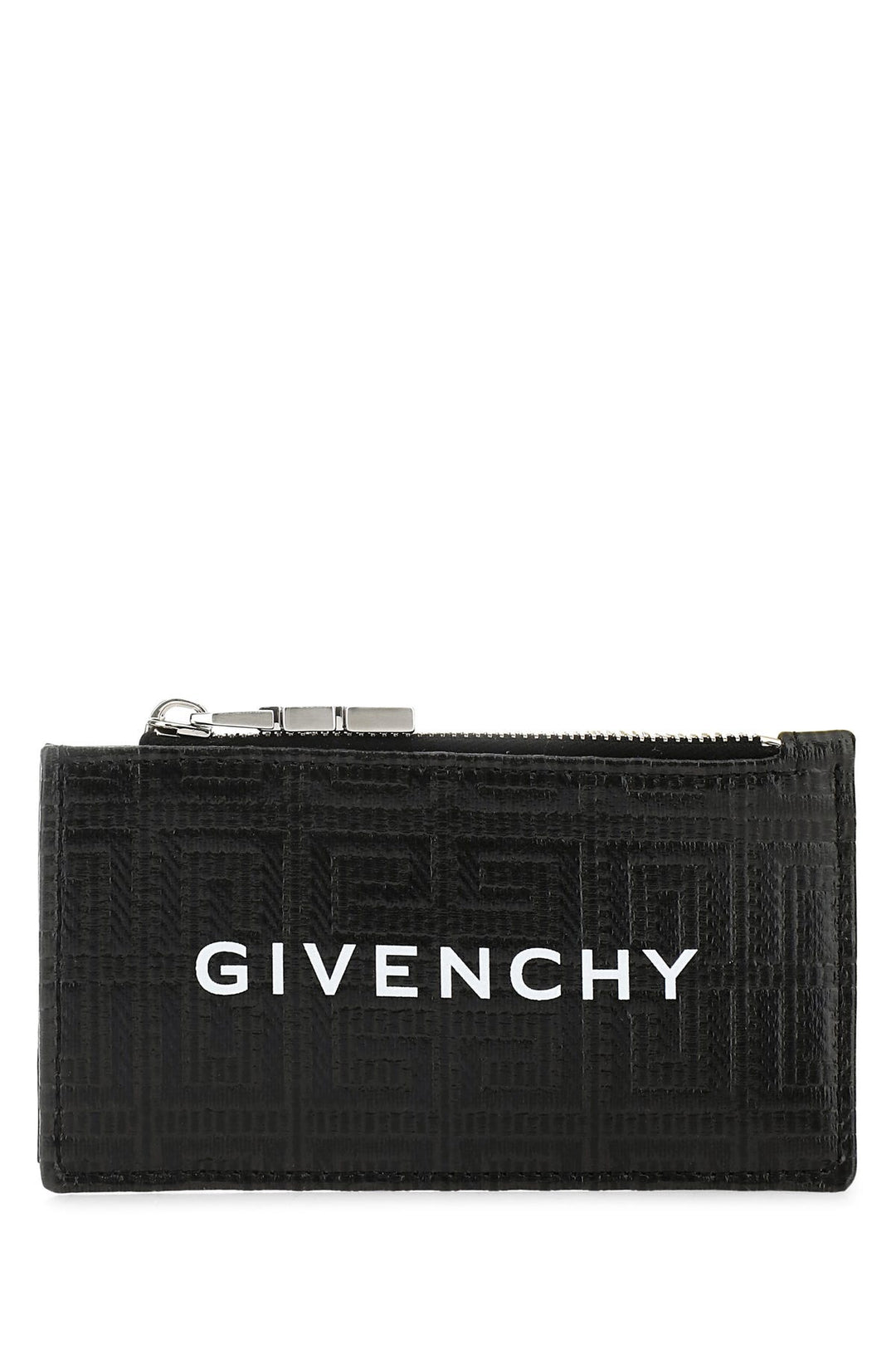 Black canvas card holder