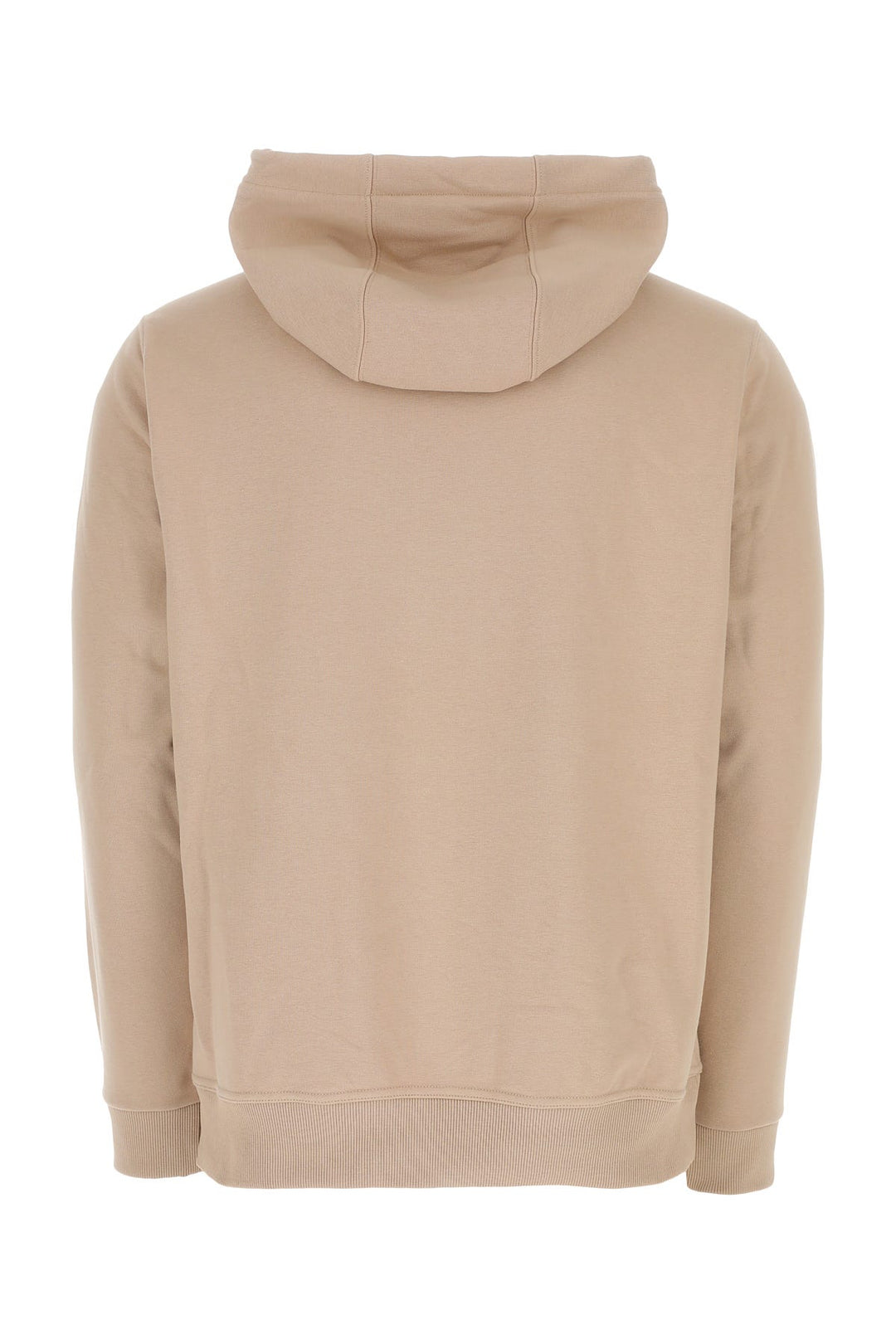 Beige stretch cotton sweatshirt