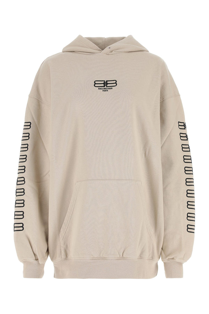 Sand cotton oversize sweatshirt