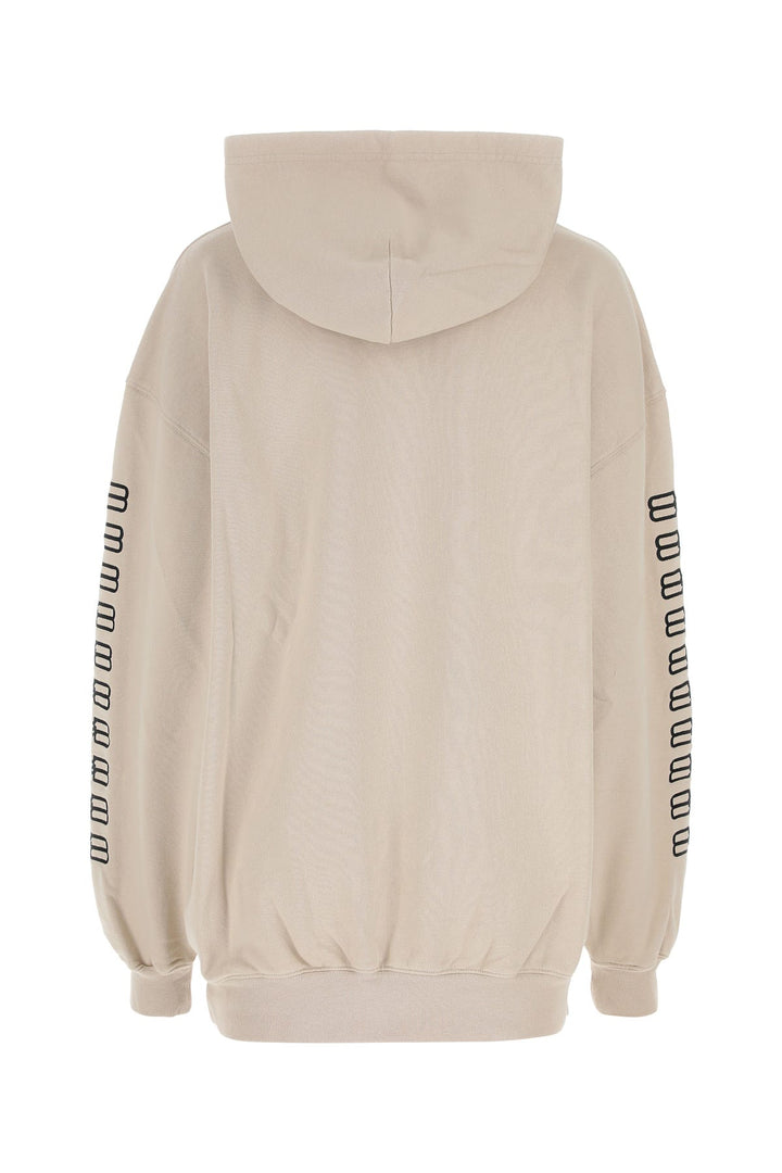 Sand cotton oversize sweatshirt