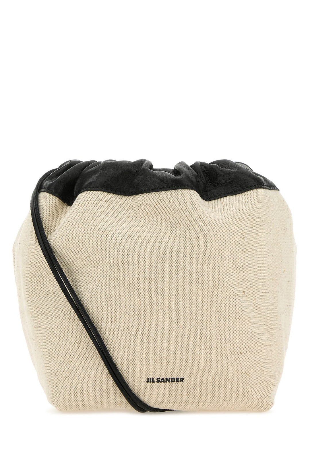 Sand canvas small Dumpling bucket bag