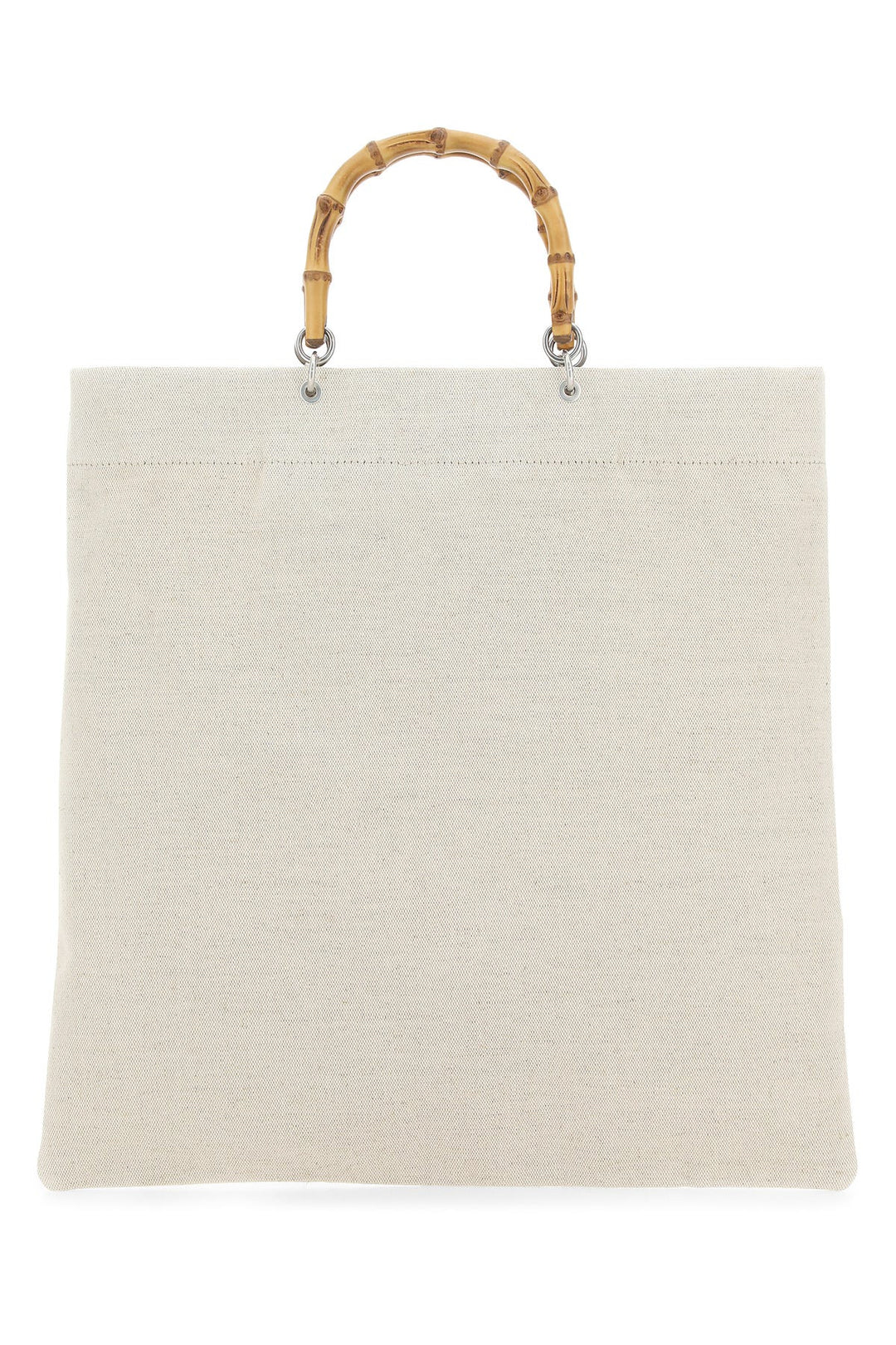 Sand canvas handbag