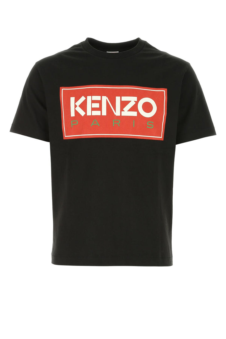 Black cotton t-shirt
