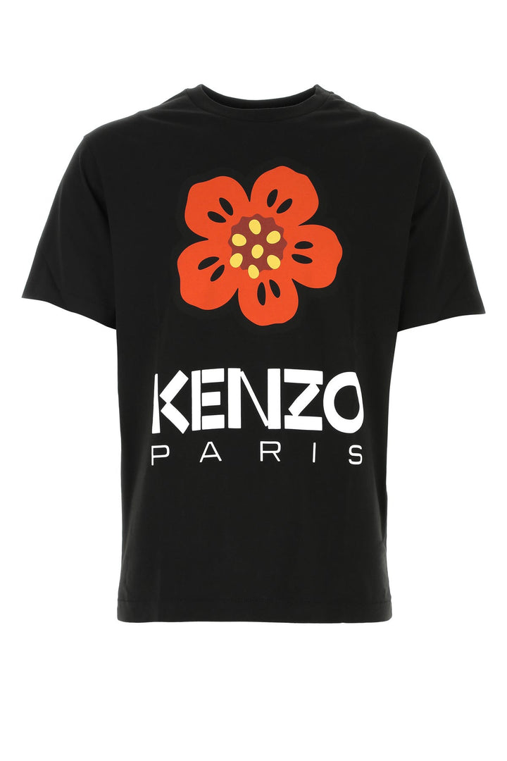 Black cotton t-shirt