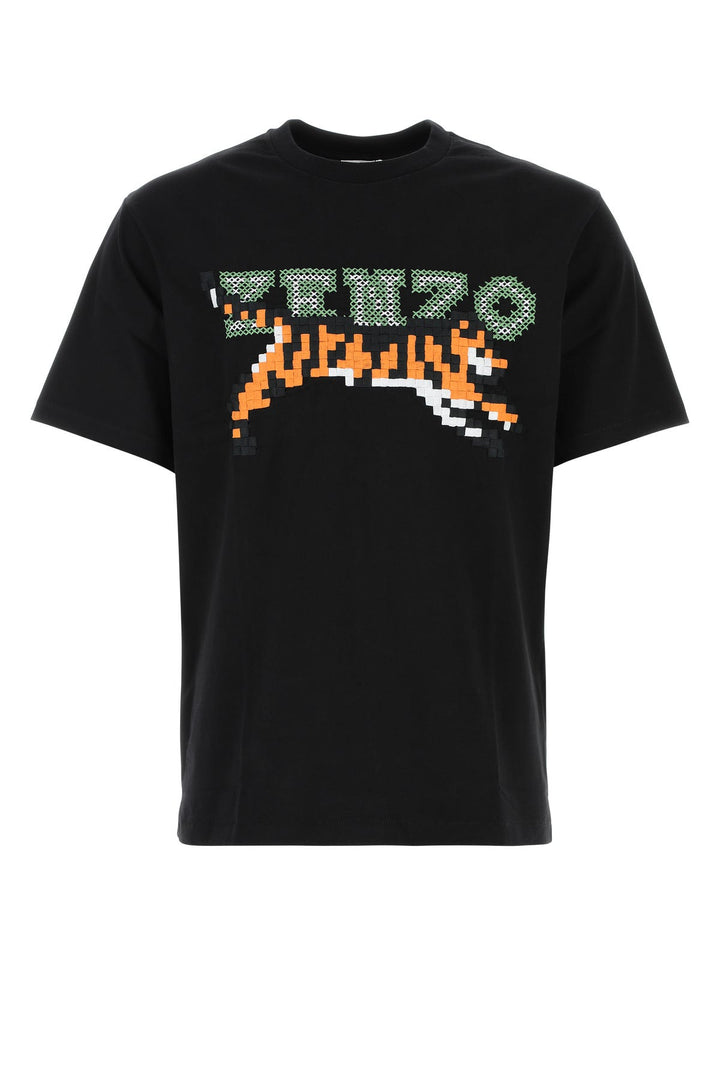 Black cotton oversize t-shirt
