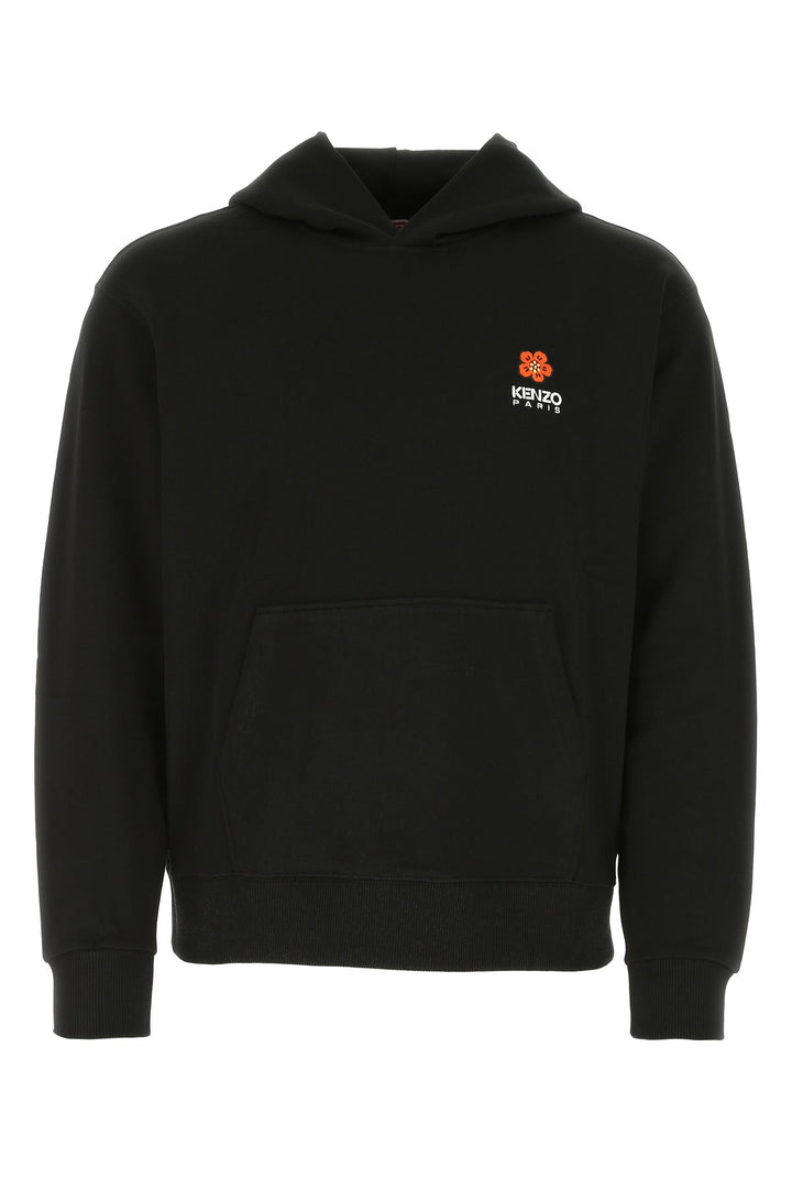 Black cotton sweatshirt