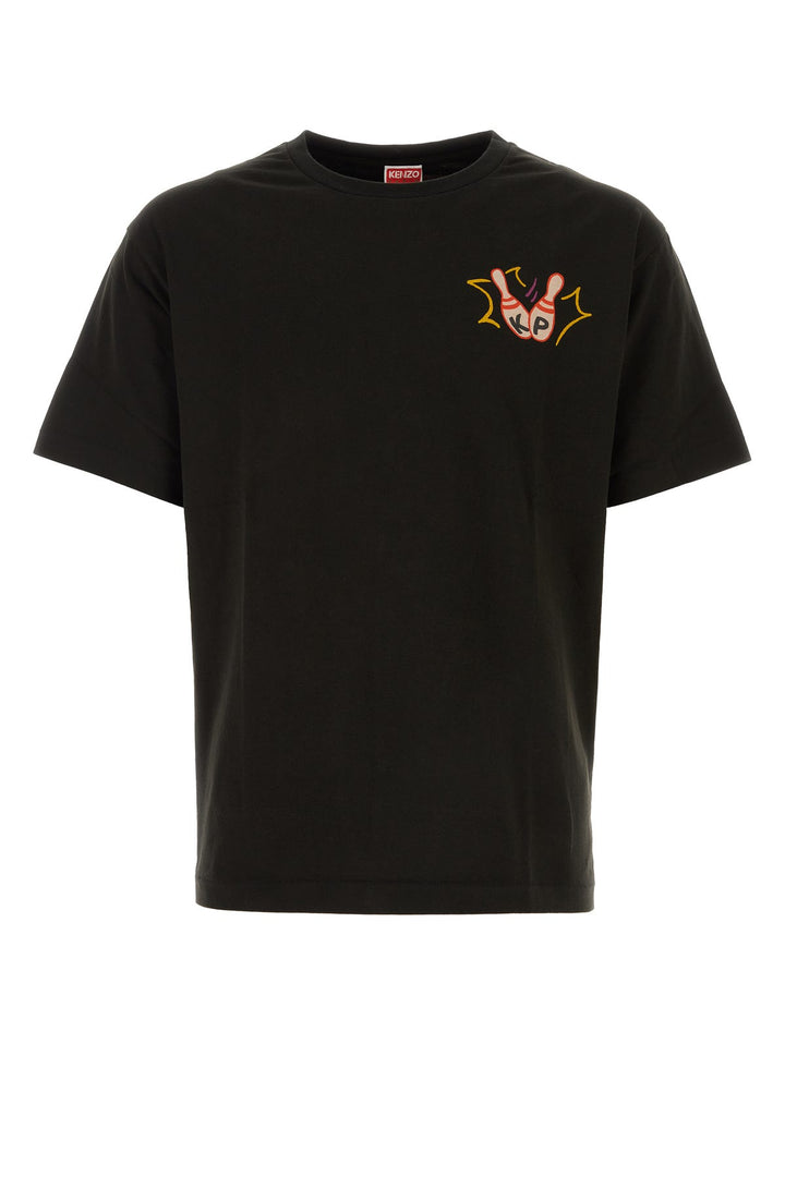 Black cotton oversize t-shirt