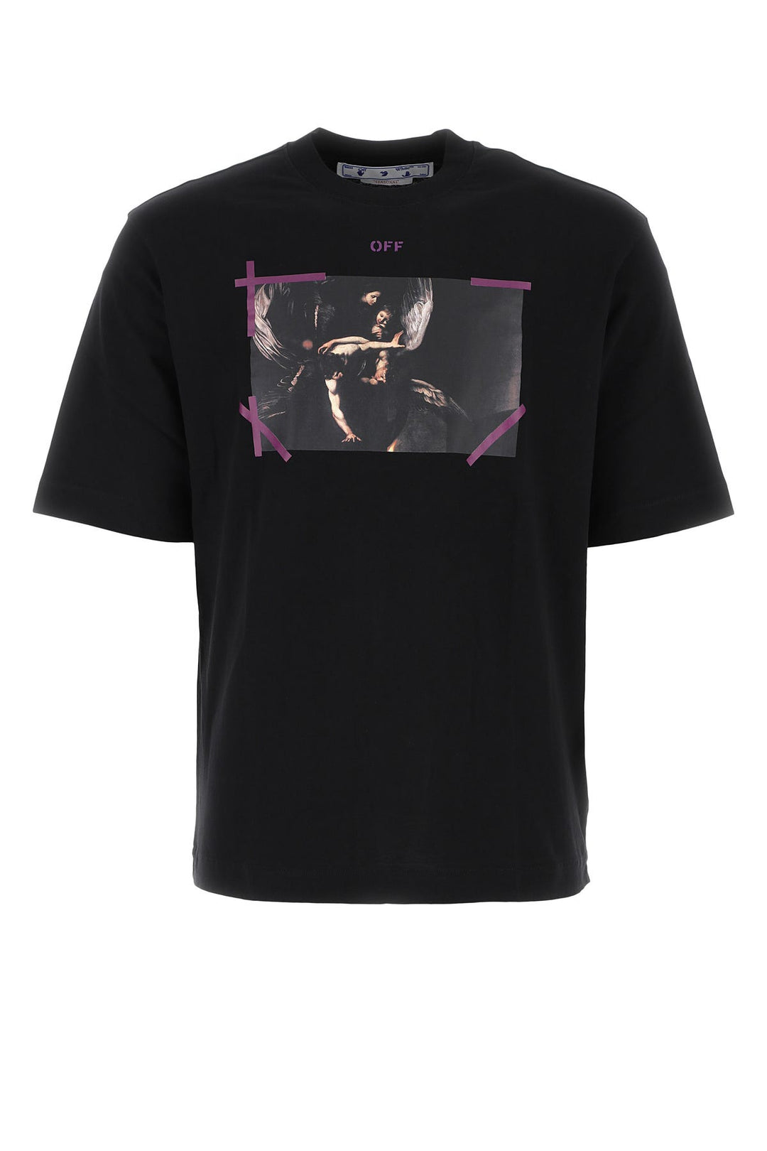 Black cotton t-shirt