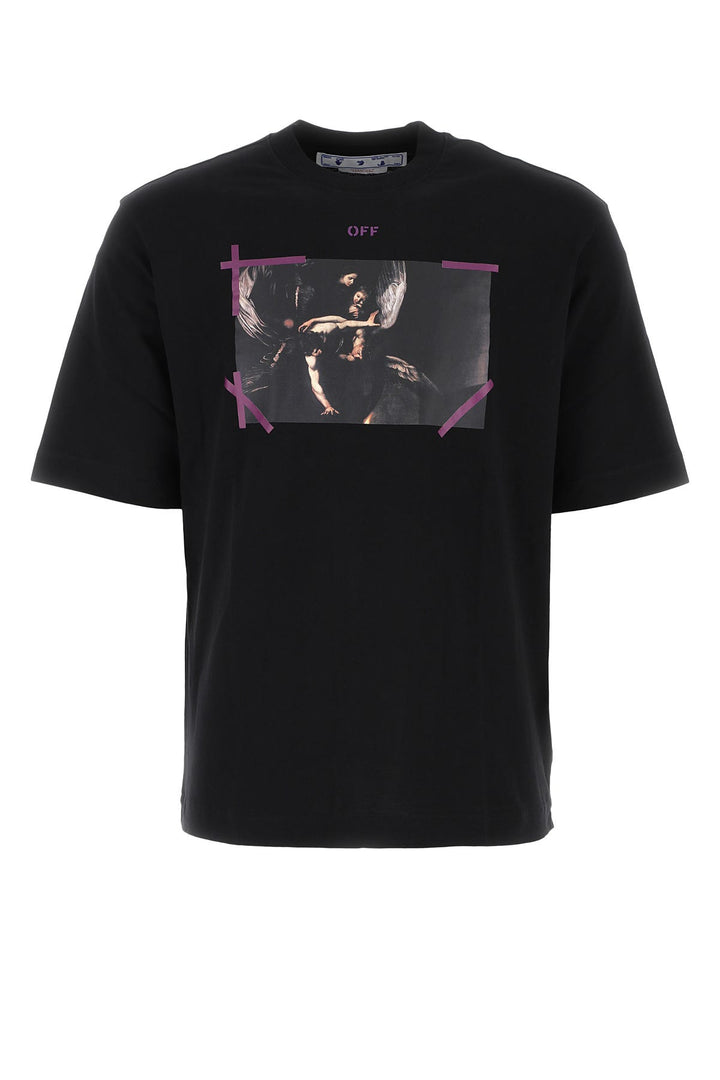 Black cotton t-shirt