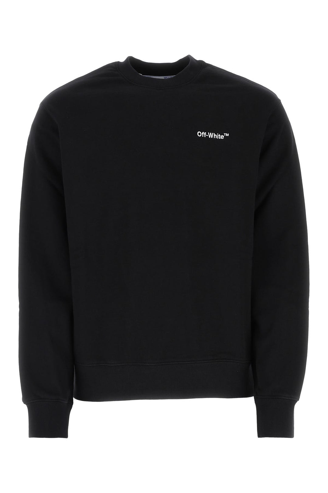 Black cotton sweatshirt