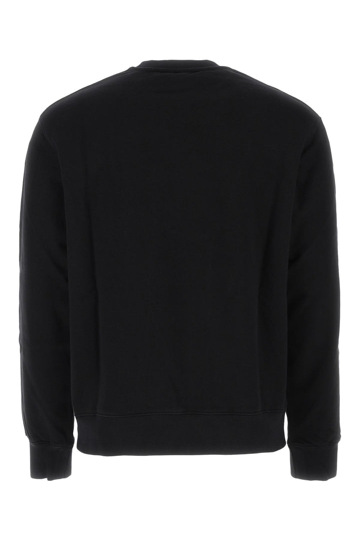 Black cotton sweatshirt