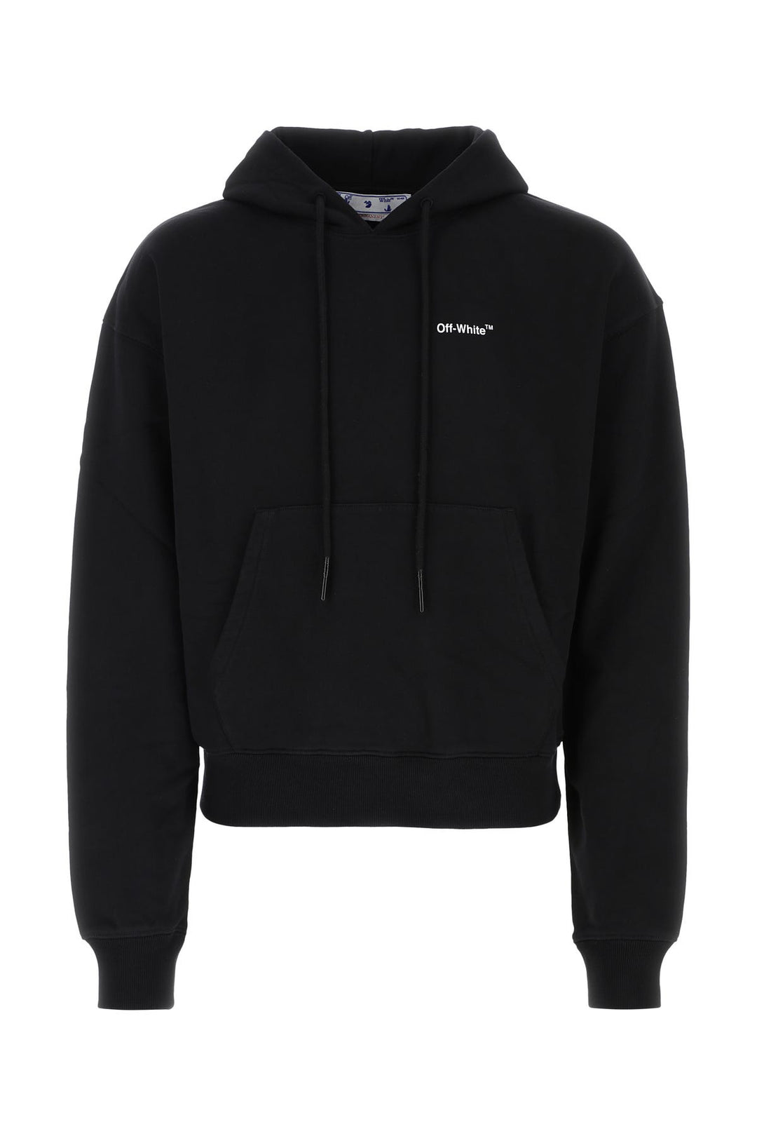 Black cotton sweatshirt