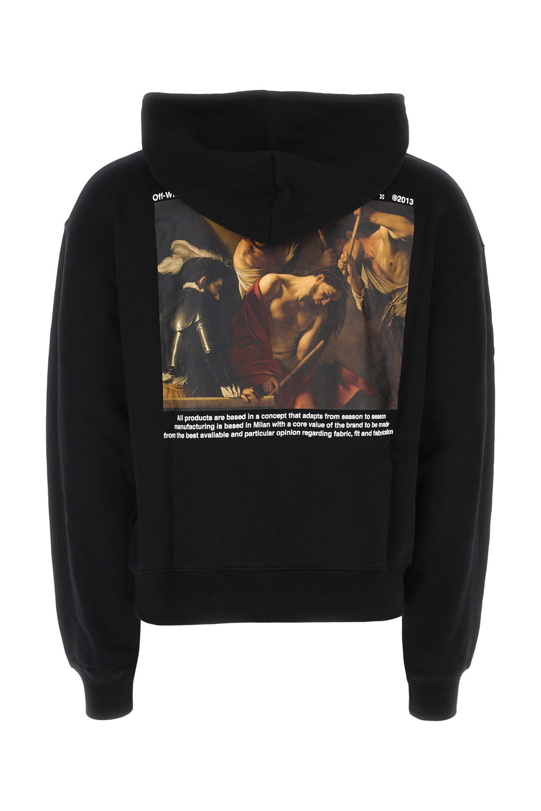 Black cotton sweatshirt