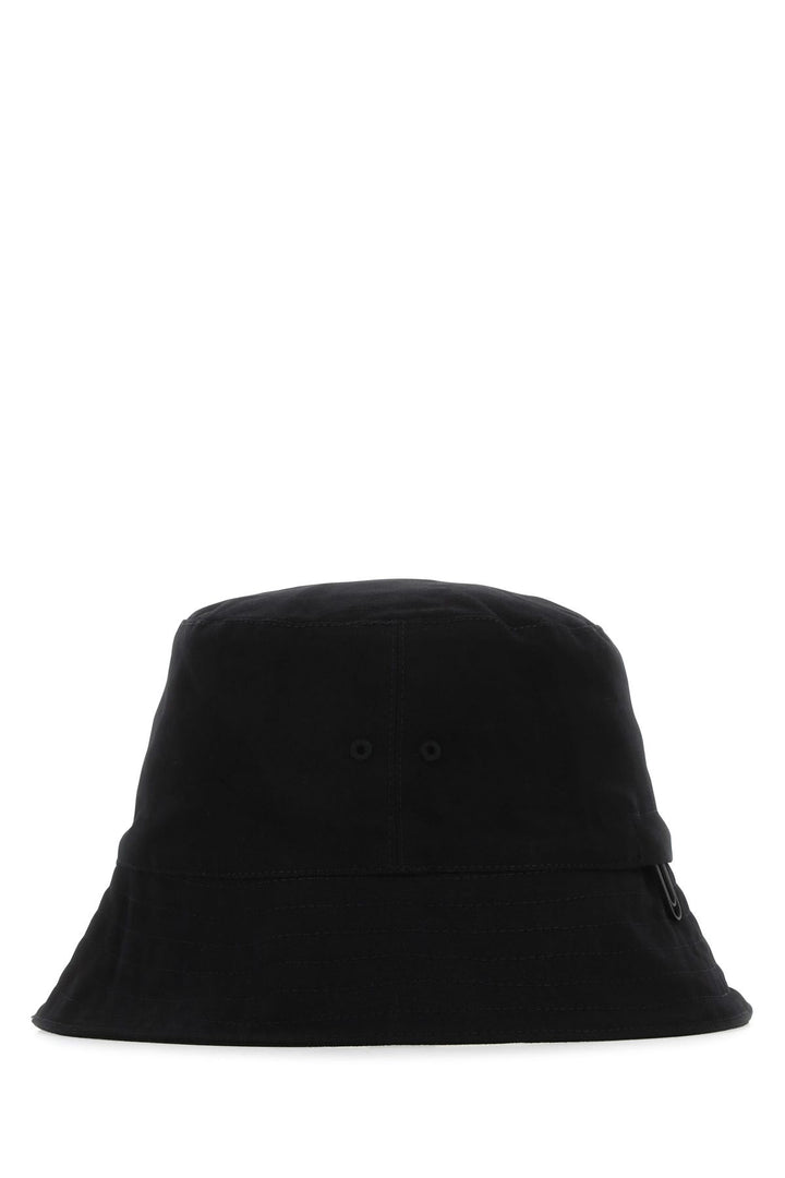 Black cotton hat
