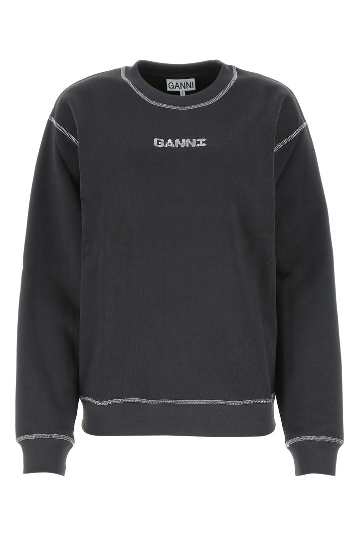 Charcoal cotton sweatshirt