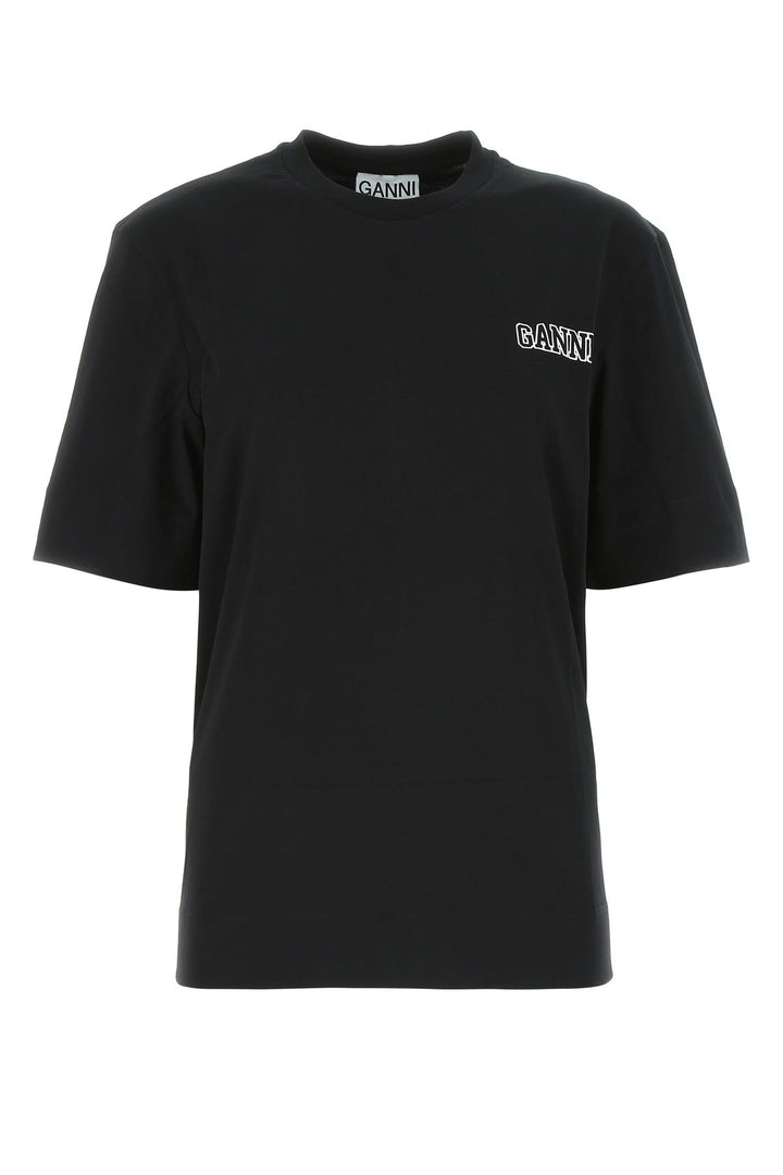 Black cotton oversize t-shirt
