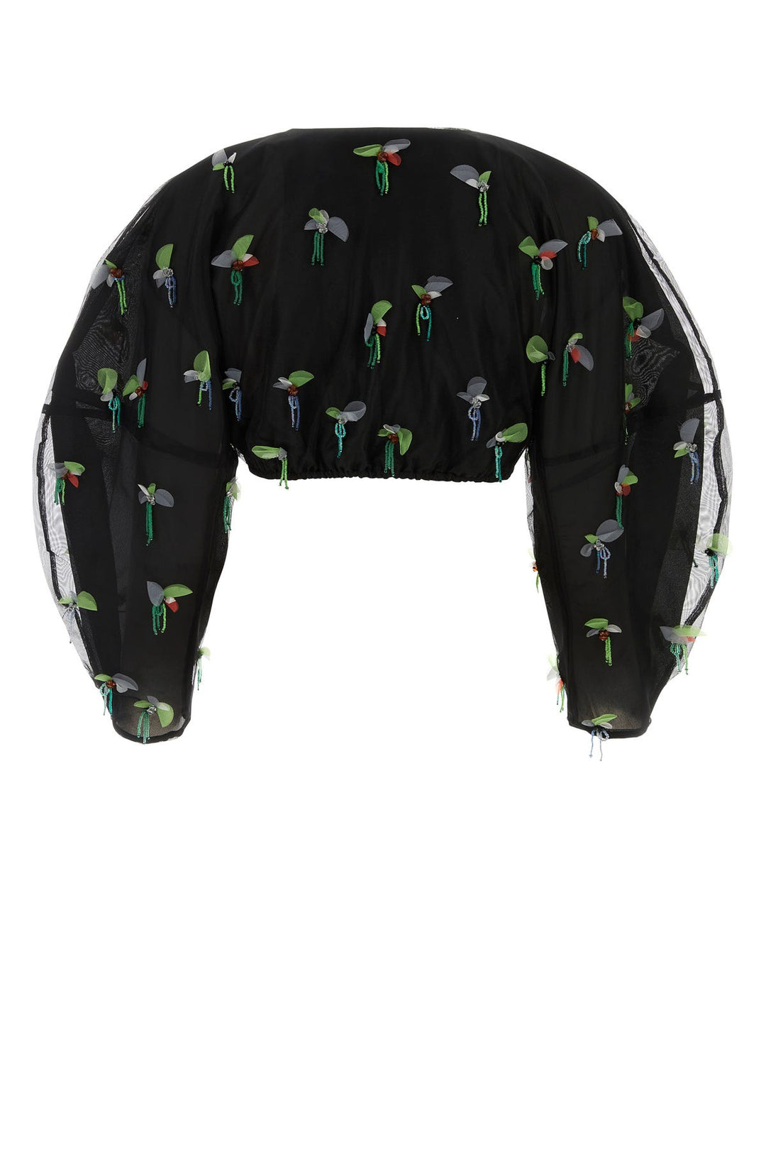 Embellished polyester top