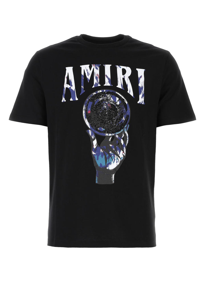 Black cotton t-shirt