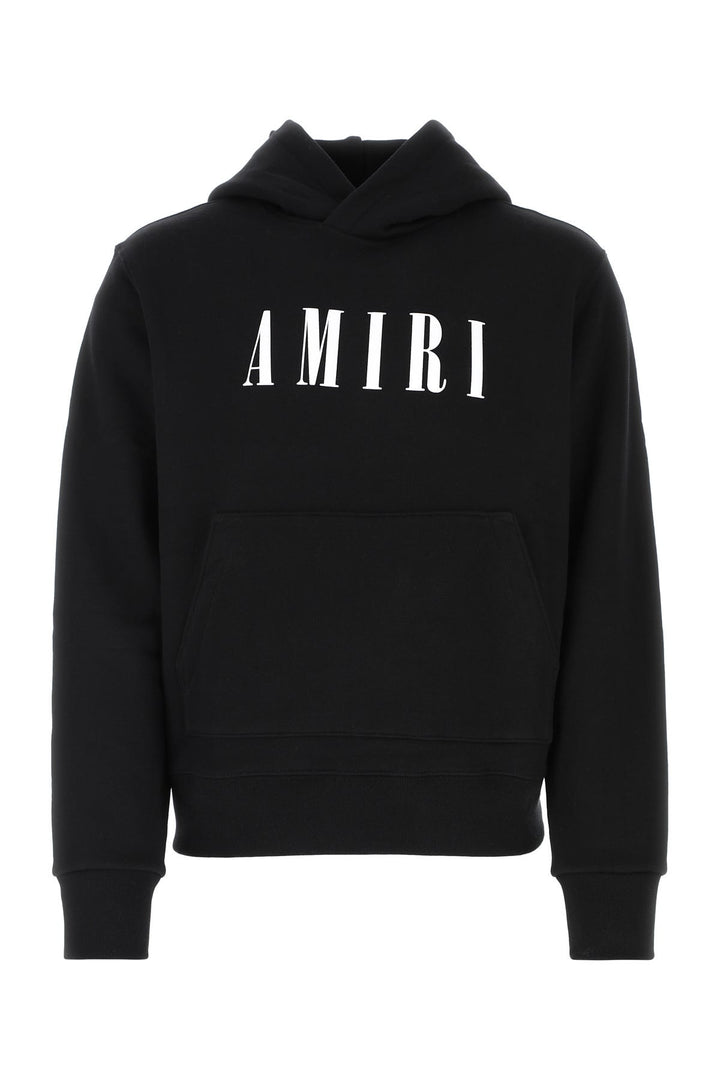 Black cotton sweatshirt