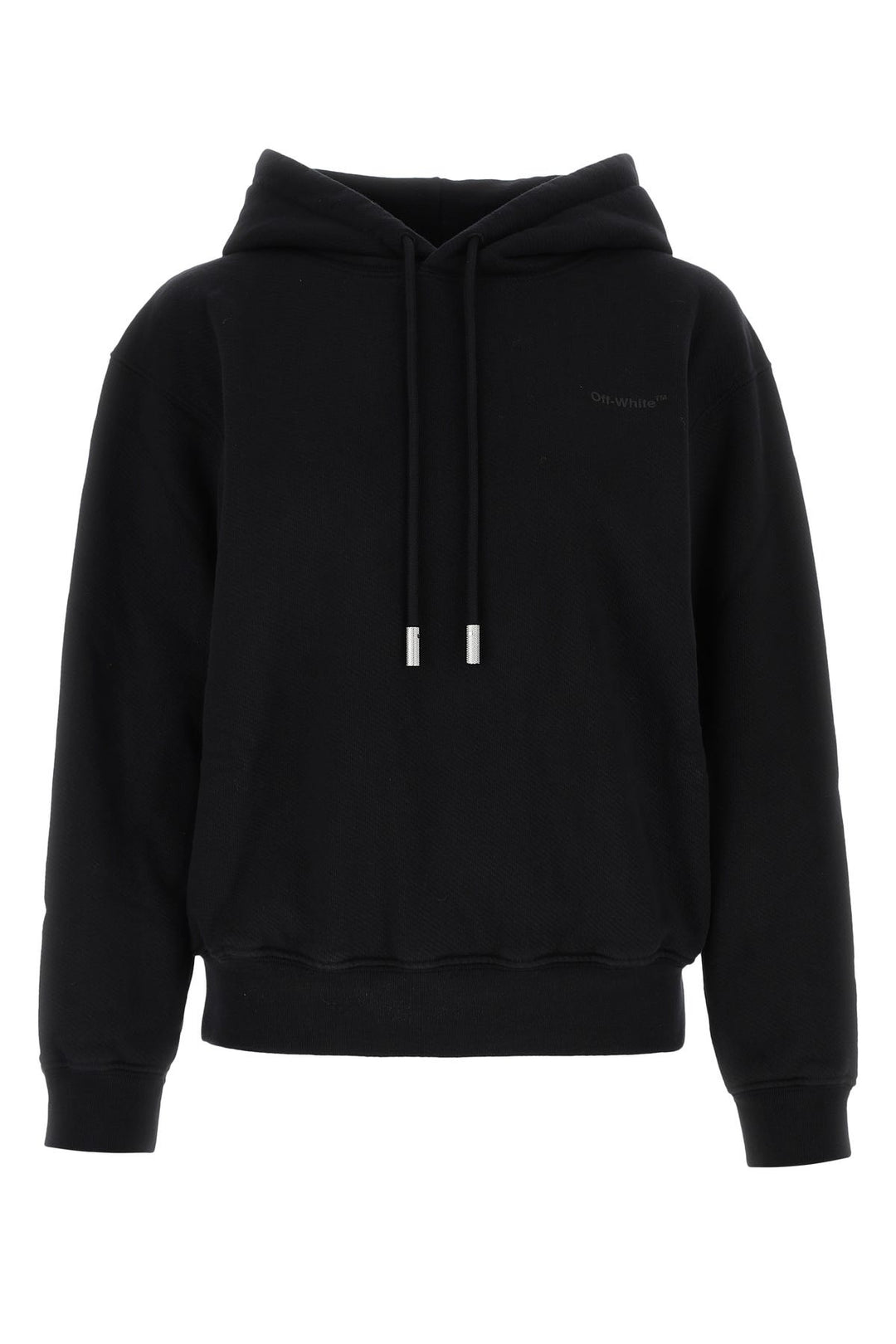 Black cotton oversize sweatshirt