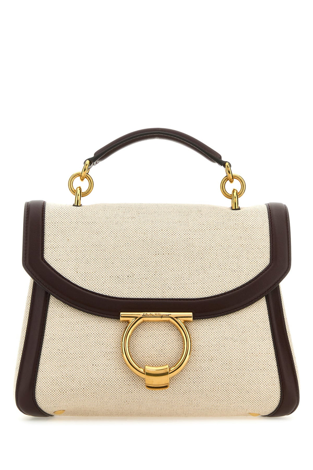 Sand canvas Margot handbag